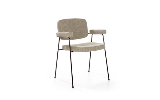 Pierre Paulin Moulin Stool zorgvuldig laten herstofferen